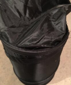 Zone Tech Universal Traveling Portable Car Trash Can - Black Collapsible Pop-up Leak Proof Trash Can- for Garbage to Organize Car, Waste Basket Bin, Rubbish Bucket (1 Pack) 1 Pack 31 81iZMJuiRiL