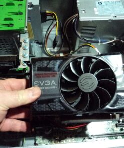 EVGA GeForce 04G-P4-6253-KR, GTX 1050 Ti SC GAMING, 4GB GDDR5, DX12 OSD Support (PXOC) Graphics Card SC (Single Fan) 51 81iZSzDNg1L