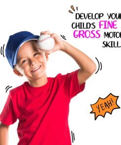 Neliblu Baseball Sports Themed 2.5in Foam Squeeze Balls for Stress and Anxiety Relief - Baseball Sport Stress Balls - Bulk Baseball Party Favors and Decoration - Improve Grip and Dexterity - 1 Dozen 22 81iaMf83SoL