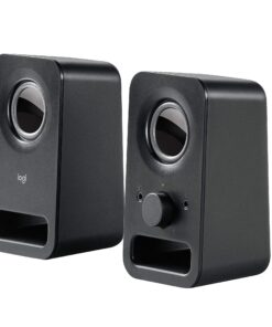 Logitech Multimedia Speakers Z150 with Stereo Sound for Multiple Devices, Black Speaker 10 81iaT6ssypL