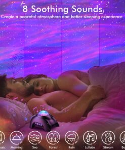 Rossetta Star Projector, Galaxy Projector for Bedroom, Bluetooth Speaker and White Noise Aurora Projector, Night Light Projector for Kids Adults Gaming Room, Home Theater, Ceiling, Room Decor Black 27 81iaclv0UBL