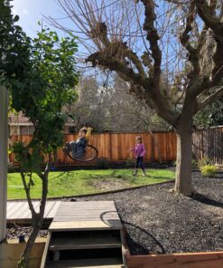 Sorbus Saucer Tree Swing- Kids Outdoor Disc Round Swing - 24" Heavy Duty 220lbs Seat- Easy Install Flying Saucer Web Circle Swing- Perfect for Gift,Playground, Birthday, Xmas, IndoorOutdoor Tire Swing Net Seat 24 inch 30 81ib7nnuHTL