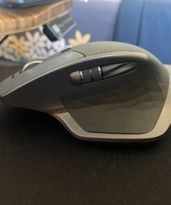 Logitech MX Master 2S Wireless Mouse – Use on Any Surface, Hyper-Fast Scrolling, Ergonomic Shape, Rechargeable, Control Upto 3 Apple Mac and Windows Computers, Graphite (Discontinued by Manufacturer) 2017 Model 57 81ibKTFdPcL