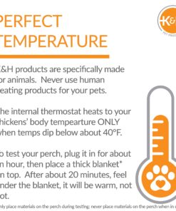 K&H Pet Products Thermo-Chicken Heated Perch Gray 36" 55W 13 81ibQJjwAaL 1