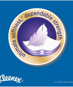 Kleenex Facial Tissue, Ultra Soft 75 Count (Pack of 4) White 75 Count (Pack of 4) 11 81ibthKz L