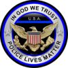 ProSticker 308 (One) 4" Patriot Series"In God We Trust, Police Lives Matter" Thin Blue Line Support Decal Sticker 13 81id5EMBEeL