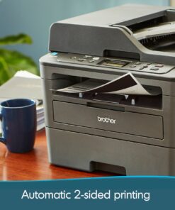 Brother DCP-L25 50DW Series Wireless Monochrome All-in-One Laser Printer - Print Copy Scan - Mobile Printing - Auto Duplex Printing - Up to 36 ppm - Up to 250 Sheets/Tray - ADF + HDMI Cable 10 81idbYnaKRL