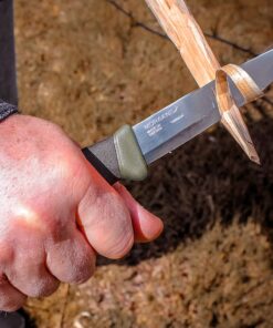 Morakniv Companion Carbon Steel Fixed-Blade Knife with Sheath, 4.1 Inch, Military Green Fixed Blade Knives 33 81idhlIwHVL