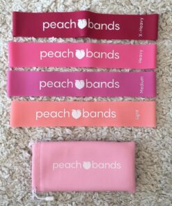 Peach Bands Resistance Bands Set - Exercise Workout Bands for Legs and Butt 34 81ie7s03VoL