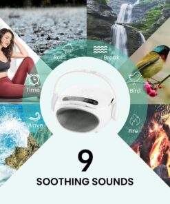 Snailax Upgraded Hand Massager with Heat, Compression, Cordless Hand Massager TooL for Arthritis and Carpal Tunnel, White Noise Machine, Night Light, Bluetooth Speaker, Gifts for Women,Men,App Control Upgraded 423APP 35 81iezfgy4L