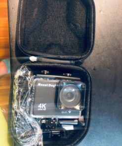 MOUNTDOG Action Camera Underwater Waterproof 30M Camera with 2" LCD Wide Angle View Sports Action Camera with 10M WiFi Wireless Control and Portable Camera Bag Black 17 81ihf1Tv1jL
