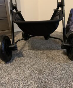 Evenflo Pivot Modular Travel System with LiteMax Infant Car Seat with Anti-Rebound Bar (Casual Gray) Casual Grey Stroller 49 81iitzBselL