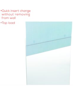 Deflecto Classic Image Wall Mount Sign Holder, Single-Sided, Vertical, 8.5" x 11", Clear (68201), Model:WM-8511-1 8.5" x 11" 20 81ilAHXtNXL