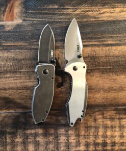 CRKT Squid Folding Pocket Knife: Compact EDC Straight Edge Utility Knife with Stainless Steel Blade and Framelock Handle Black Stonewash 53 81im QEkTL