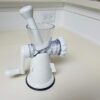 Gideon Hand Crank Manual Meat Grinder Heavy Duty Stainless Steel Blades with Powerful Suction Base Effortlessly Grind Meat, Vegetables, Garlic, Fruits, etc. 21 81imF5ccVcL