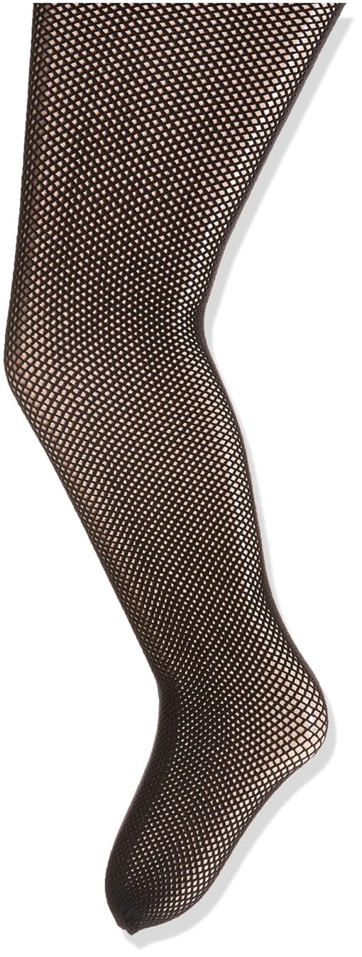 Capezio Big Girls' Studio Basics Fishnet Seamless Tight One Size Black