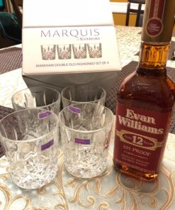 Marquis by Waterford Markham Double Old Fashion Set of 4, 11 oz, Clear Double Old Fashioned 47 81inIhtogKL