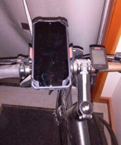 IPOW Motorcycle Phone Mount, Bike Phone Mount Holder, Universal Cell Phone Bicycle & Motorcycle Handlebar Phone Holder, Compatible with Smartphones 13/12/11/X/XR/XS/8/7,Galaxy S20/S10/S9 Black+Red 47 81inVvlMpL 1