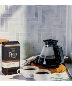 Peet's Coffee French Roast, Dark Roast Ground Coffee, 20 oz French Roast (Ground) 1.25 Pound (Pack of 1) 10 81inZnOolbL