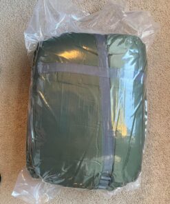 CANWAY Double Sleeping Bag,2 Person Sleeping Bag Lightweight Waterproof with 2 Pillows for Camping, Backpacking, or Hiking for Adults or Teens Queen Size XL & XXL Army Green 27 81io5Cez2xL
