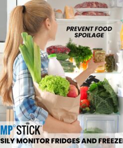 Temp Stick Remote WiFi Temperature & Humidity Sensor. No Subscription. 24/7 Monitor, Unlimited Text, App & Email Alerts. Free Apps, Made in America. Use with Alexa, IFTTT. Monitor Anywhere, Anytime. Black 22 81ioTrWiCXL