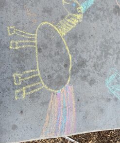 Alternative view of Crayola Glitter Chalk 5ct