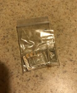 TEN One Gram .999 pure Silver Bars with random designs in a jewelry pouch (Original Version) 30 81irVfelLZL
