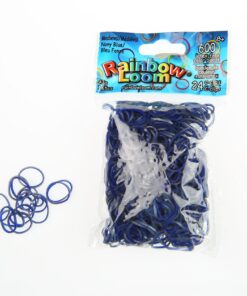 Alternative view of Rainbow Loom® Medieval Collection: Navy Blue Rubber Bands with 24 C-Clips (600 Count)