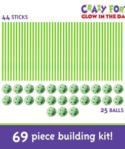 Everest Toys Crazy Forts, Glow in The Dark, 69 Pieces, Other 19 81isfnfYJoL