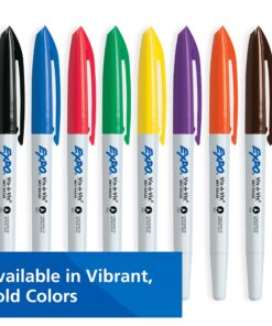 EXPO Vis-a-Vis Wet Erase Markers, Fine Point, Assorted Colors, 8 Count 8 Count (Pack of 1) 25 81itpZX4q7L