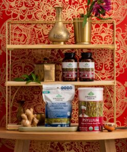 Organic India Psyllium Herbal Powder - Whole Husk Fiber, Healthy Elimination, Keto Friendly, Vegan, Gluten-Free, USDA Certified Organic, Non-GMO, Soluble & Insoluble Fiber Source - 12 Oz Canister (Pack of 1) 28 81ivvrT1q2L