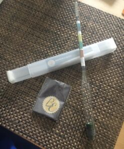 Brewer's Elite Hydrometer - for Home Brew Beer, Wine, Mead and Kombucha - Deluxe Triple Scale Set, Hardcase and Cloth - Specific Gravity ABV Tester Hydrometer Set 33 81ixGAOgBL