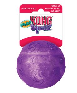 KONG Squeezz Crackle Ball, Medium, Colors may vary 1 7 81ixQzZ1I L