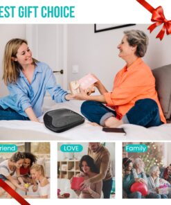 Snailax Shiatsu Foot Massager with Heat- Washable Cover Kneading Foot & Back Massager, Heated Foot Warmer, Electric Feet Massager Machine for Plantar Fasciitis,Foot Relief Black SL-593 28 81ixSwnOyL