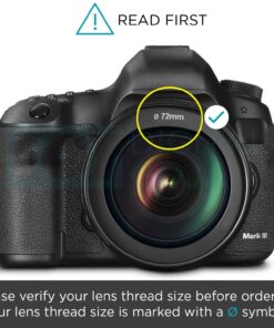 Alternative view of 72MM Lens Filter Kit by Altura Photo, Includes 72MM ND Filter, 72MM CPL Filter, 72MM UV Filter, (UV, Polarizer Filter, Neutral Density ND4) for Camera Lens w 72MM Filter + Lens Filter Case