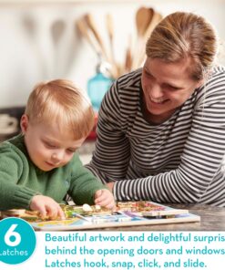 Melissa & Doug Latches Wooden Activity Board Standard Packaging 24 81izBZbuCdL 1