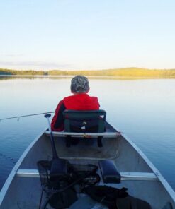 Alternative view of GCI Outdoor SitBacker Adjustable Canoe Seat with Back Support Hunter Green