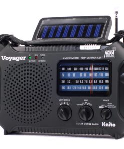 Kaito KA500 5-way Powered Emergency AM/FM/SW NOAA Weather Alert Radio with Solar,Dynamo Crank,Flashlight and Reading Lamp, Color Black 32 81j UKr56iL