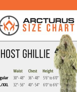 Arcturus Ghost Ghillie Suit & Ponchos for Men | Dense, Double-Stitched Design | Superior Camo Hunting Clothes for Men, Hunters, Military, Sniper Airsoft and Paintball Extra Large Dry Grass 16 81j vtUGHnL 3