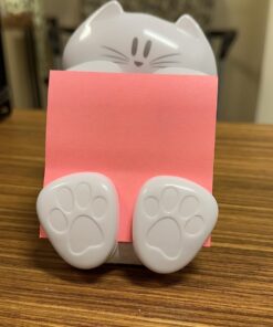 Post-it Pop-up Note Dispenser, Cat design, 3x3 in, 1 Dispenser/Pack (CAT-330) Cat Dispenser 27 81j05A6GCOL