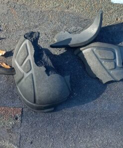 McGuire-Nicholas - 1MN-350 Tuff Shell Knee Pads | Lightweight Ergonomic Design Lined with High Density EVA Foam | All-Weather Knee Pads for Flooring, Construction, Painting, Welding, Plumbing,black 18 81j0x2pkmDL