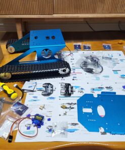 Yahboom Raspberry Pi Robot Tank Chassis AI 2DOF Camera Starter Kit Python Programmable Electronic Science Project DIY G1 Tank STEM Smart Car Robotic Kit for Kids Teens G1 Tank Without Pi 52 81j3FkukASL