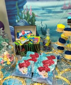 MyGift Clear Glass Apothecary Jars with Lid, Decorative Seashell Design Bathroom Canister, Footed Candy Buffet Containers, Set of 3 42 81j4KNXZy3L