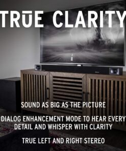Klipsch Cinema 600 Sound Bar 3.1 Home Theater System with HDMI-ARC for Easy Set-Up, Black 27 81j4jNx n4L