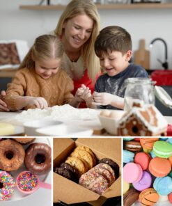 Cookie Cutter Set, 5Pc. 4", 3.3", 2.5",1.7", 1" Round Metal Baking Cutter for Pastry, Biscuits, Dumpling Wrapper and Boxed Cake 5pcs 17 81j5NVcqlNL