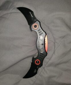 TAC Force TF-669 Series Assisted Opening Tactical Double-Blade Folding Knife, 5-1/4-Inch Closed Black 35 81j8Ngw6DXL