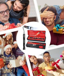 Gifts for Men, Stocking Stuffers for Men, Telescoping Magnetic Flashlight Pickup Tool, Christmas Gifts for Men, Dad, Him, Husband, Cool Gadgets for Men, Unique Gifts for Men Who Have Everything Red 12 81j8efnkswL