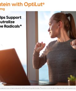 Doctor's Best Lutein with OptiLut Non-GMO, Vegan, Gluten Free, Soy Free, Eye Health, 20 mg, 120 Veggie Caps Unflavored 120 Count (Pack of 1) 10 81j99GeEfiL