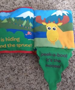 Lamaze Peek-A-Boo Forest Soft Baby Book - Clip-On Cloth Book - Washable Crinkling Fabric Pages for Sensory Play - Teething and Learning Toys for Babies - 6 Months and Up 76 81jBACI3Q7L