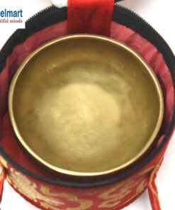 4.5" Tibetan Singing Bowl for Meditation, Sound Healing, Yoga & Sound Therapy. Made of 7 metals. Cushion Suede leather Wooden Mallet, Box & Tingsha nincluded Thamelmart … (4.5 Inch Matte) 4.5 Inch Matte 13 81jBZlDzdrL